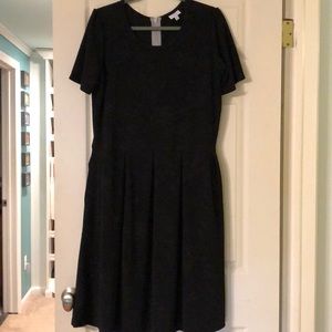 Lularoe Amelia black dress WITH POCKETS